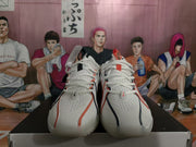 Nike Basketball Sneakers White Red Black