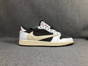 Travis Scott x Air Jordan 1 Low White Brown Sneakers
