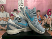 Nike Caitlin PE Basketball Sneakers Grey Blue