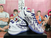 Nike Basketball Shoes, White and Purple