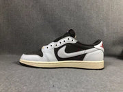 Travis Scott x Air Jordan 1 Low White Brown Sneakers