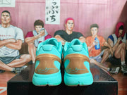 Nike Zoom Basketball Sneakers Turquoise Gold