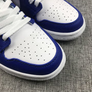 Jordan Air 1 Mid Blue Pink Sneakers 554724-451