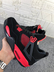 Jordan 4 Tattoo Black and Red Sneakers CT8527-016