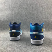 Jordan Air Jordan 1 Mid Blue Graphic Sneakers BV7446-400