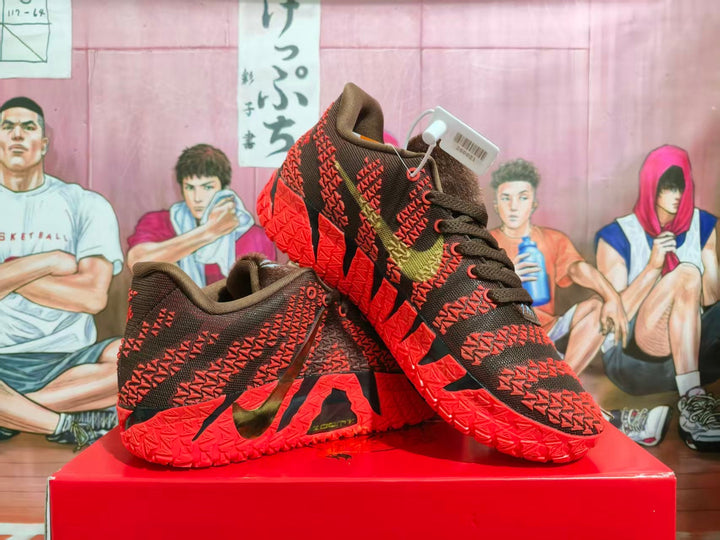 Year of the Horse Basketball Sneakers Brown Red EU 36-46