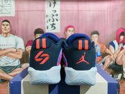 Jordan Luka 4 Basketball Shoes Purple and Navy