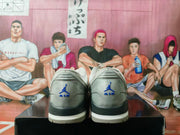Jordan Grey White Basketball Sneakers