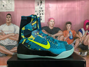 Nike Kobe 9 Elite High Basketball Shoes Blue Volt