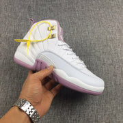 Air Jordan 12 Cherry Blossom Pink Kids Sneakers