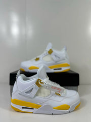 Jordan Air Jordan 4 Retro White Yellow Sneakers AQ9129-102