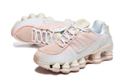 Nike Shox TL Sneakers in White and Pink