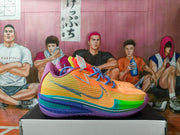 Nike Candy Basketball Sneakers Orange Purple Green