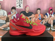 Nike Reverse Hornets Basketball Sneakers Red Green