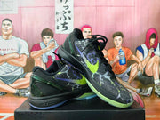Nike Kobe 6 Basketball Shoes Black Volt Green