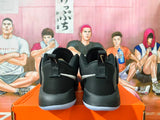 Nike Zoom Basketball Shoes Black Silver