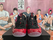 Nike Red and Black High-Top Sneakers