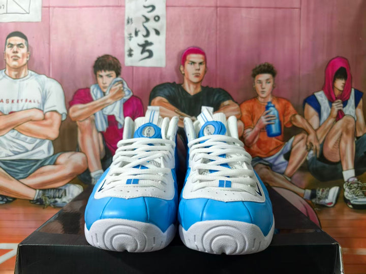 Nike Foamposite Sneakers Carolina Blue White
