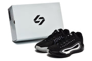 Jordan 921 Black and White Basketball Sneakers