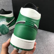 Jordan Air Jordan 1 Mid SE Green White Black Sneakers 852542-301