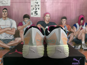 PUMA Grey and Neon Basketball Shoes