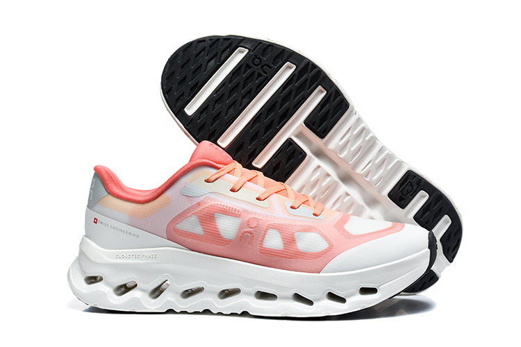 On Cloudtilt Remix Running Shoes in White and Coral