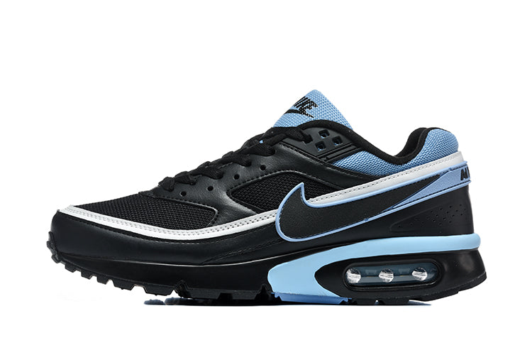 Nike Air Max Black and Light Blue Sneakers