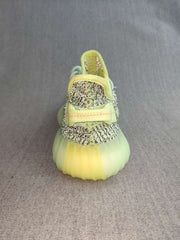 Yeezy 350 V2 Sneakers Green Black Knit