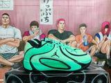 Jordan Basketball Sneakers Green Black