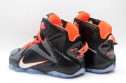 Nike High-Top Basketball Sneakers Black Orange 1412