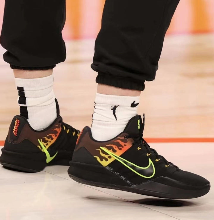 Nike Kobe 6 Basketball Shoes Black and Neon Green