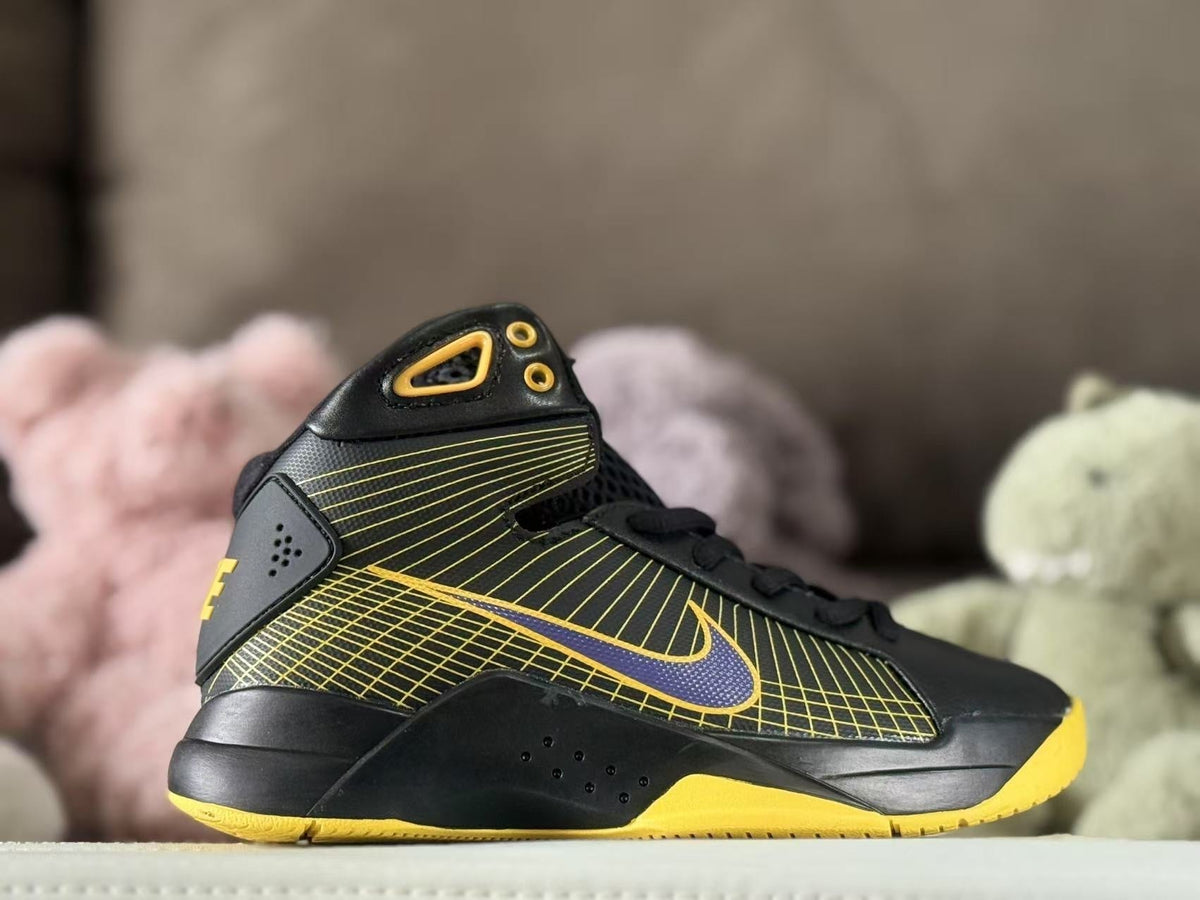 Nike Kobe HD2008 Kids' High-Top Sneakers Black Yellow