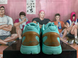 Nike Zoom Basketball Shoes in Turquoise and Bronze