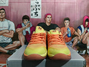 Nike Basketball Sneakers in Lime and Orange