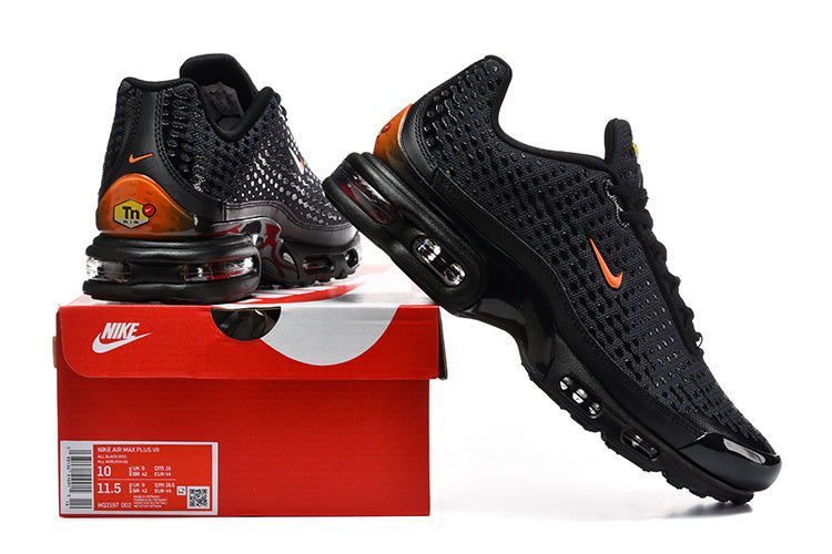 Nike Air Max Plus VII Black and Orange Sneakers