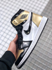 Jordan Air Jordan 1 High Gold Toe Sneakers 861428-007