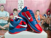 Nike Red and Blue Basketball Sneakers
