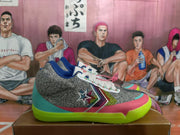 Converse Floral Print Basketball Sneakers Grey Multicolor