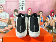 Nike Black and White High-Top Wrestling Sneakers