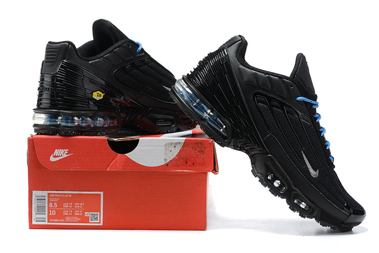 Nike Air Max Plus Black and Blue Sneakers