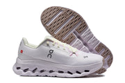 On Cloudmonster 3 Running Shoes in Pale Pink