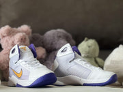 Nike HD2008 Kids High-Top Sneakers White Purple Gold