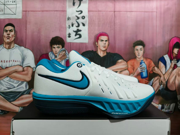 Nike LeBron Basketball Shoes White Black Blue
