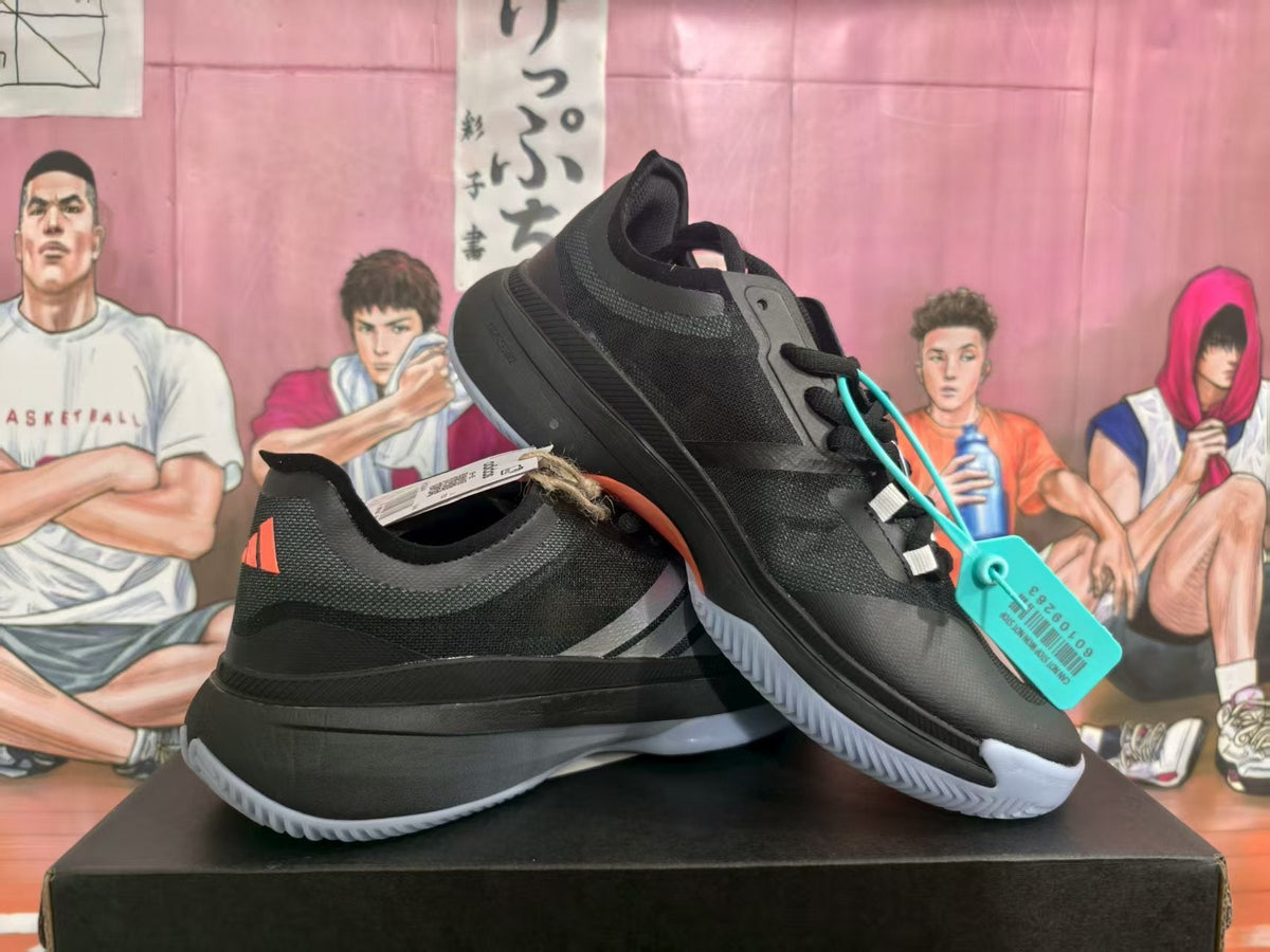Adidas Black and White Basketball Shoes