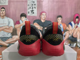 Year of the Snake Black and Red Basketball Sneakers