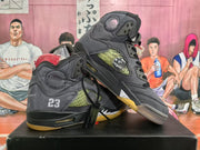 Jordan 5 High-Top Sneakers Grey Black