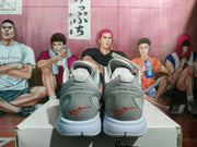 Nike Zoom Basketball Sneakers Grey and Red