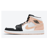 Jordan High-Top Sneakers Pink, Black and White
