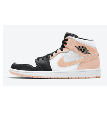 Jordan High-Top Sneakers Pink, Black and White