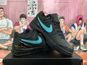 Nike Black Sneakers with Tiffany Blue Accents